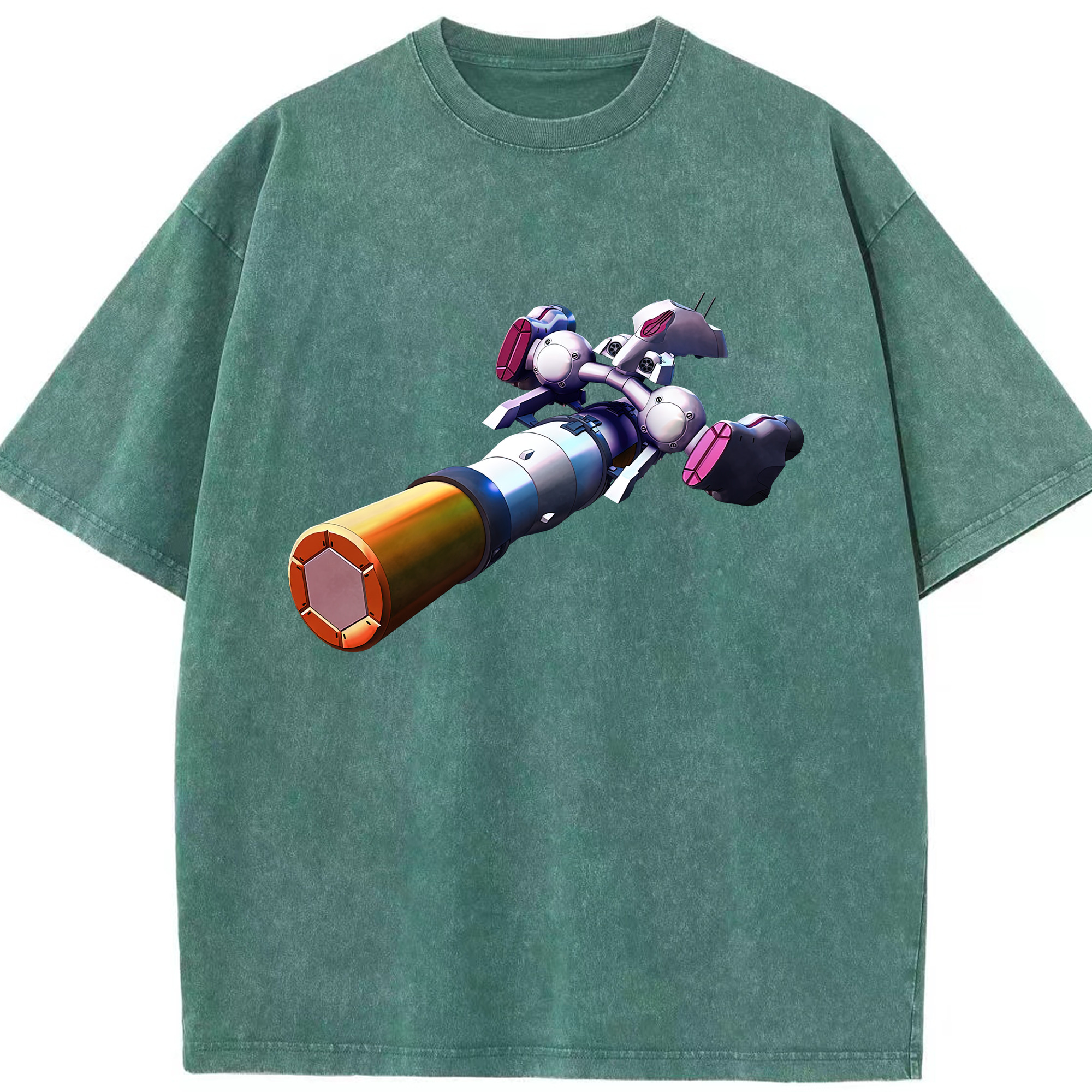 （画像用） 機動戦士ガンダム Mobile Suit Gundam 綿100% ヴィンテージ風 半袖Tシャツ（フロントプリント）